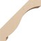 Ekena Millwork 5-inch W x 12-inch D x 12-inch H Baker Rough Cedar Woodgrain TimberThane Knee Brace, Primed BRCUR05X12X12BKRRCPR - alternate 5